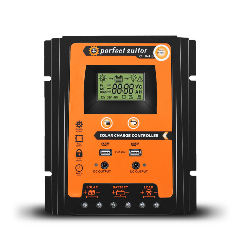 Pwm Charge Controller - 30A PWM Solar Charge Controller 12V