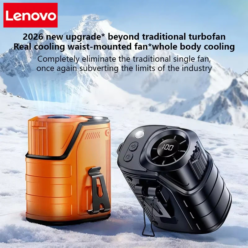 Renewable Energy Sources - Lenovo Portable Waist Clip Fan USB