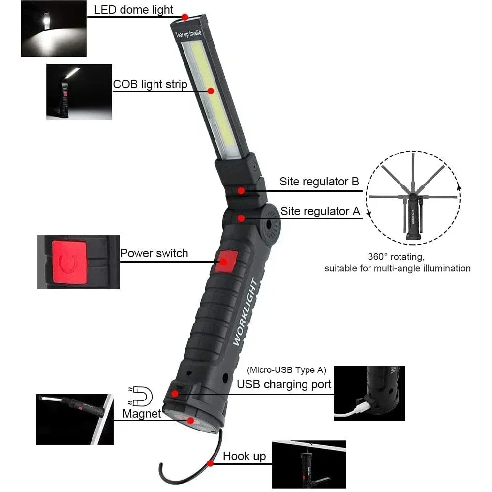 Portable COB LED Work Light US – обзор и цена Renewable Energy Sources
