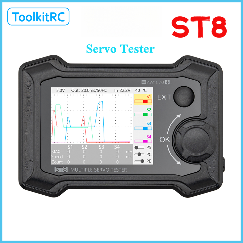 ToolkitRC ST8 8-Channel Servo  – обзор и цена Pwm Charge Controller