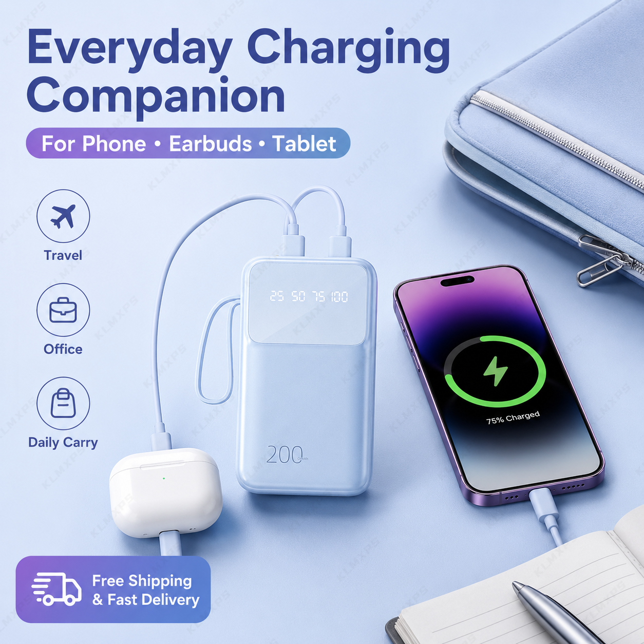 20000mAh Portable Power Bank B – обзор и цена Renewable Energy Sources
