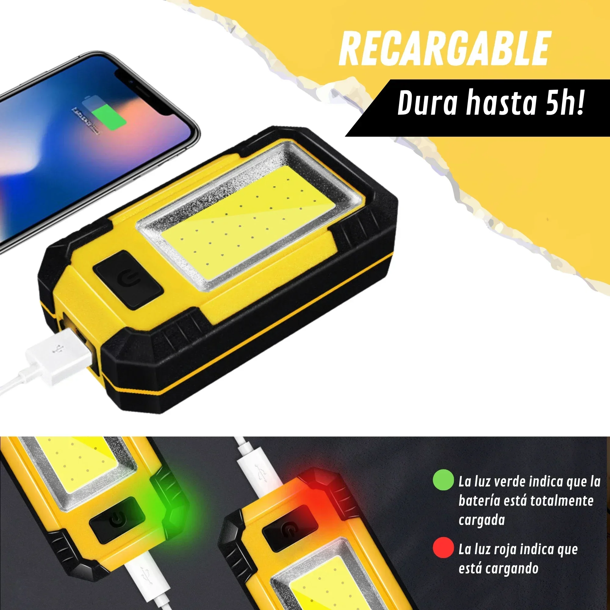 4000MaH Rechargeable Work Ligh – обзор и цена Renewable Energy Sources