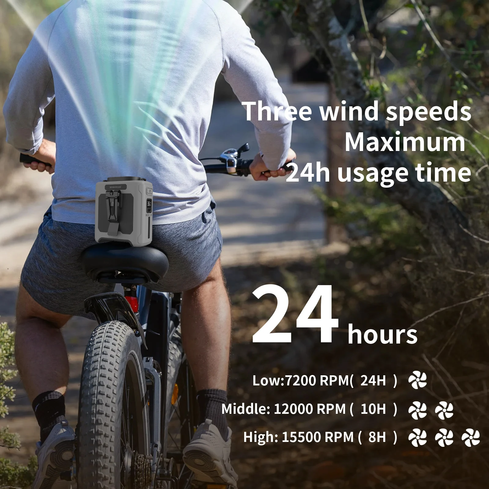 10000mAh Portable Waist Fan LE – обзор и цена Renewable Energy Sources