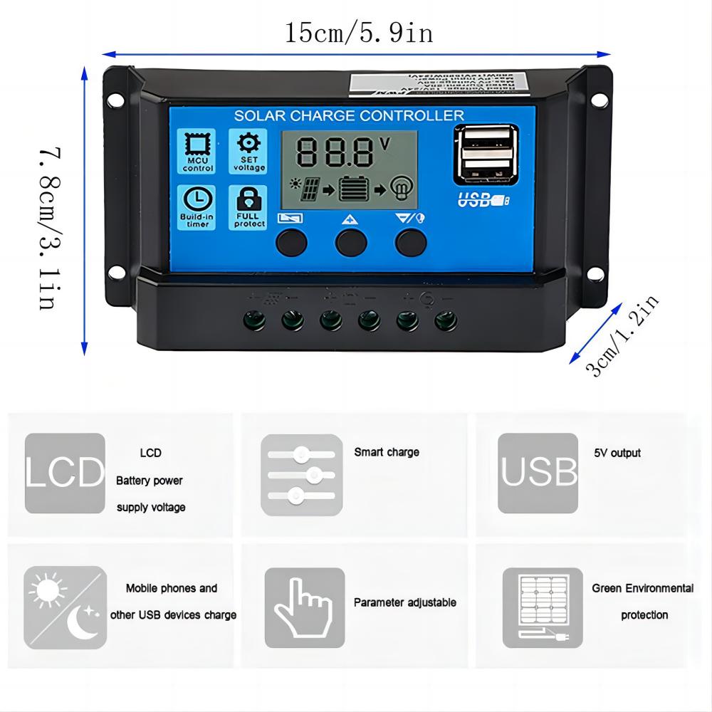 Solar Panel Charge Controller  – обзор и цена Pwm Charge Controller