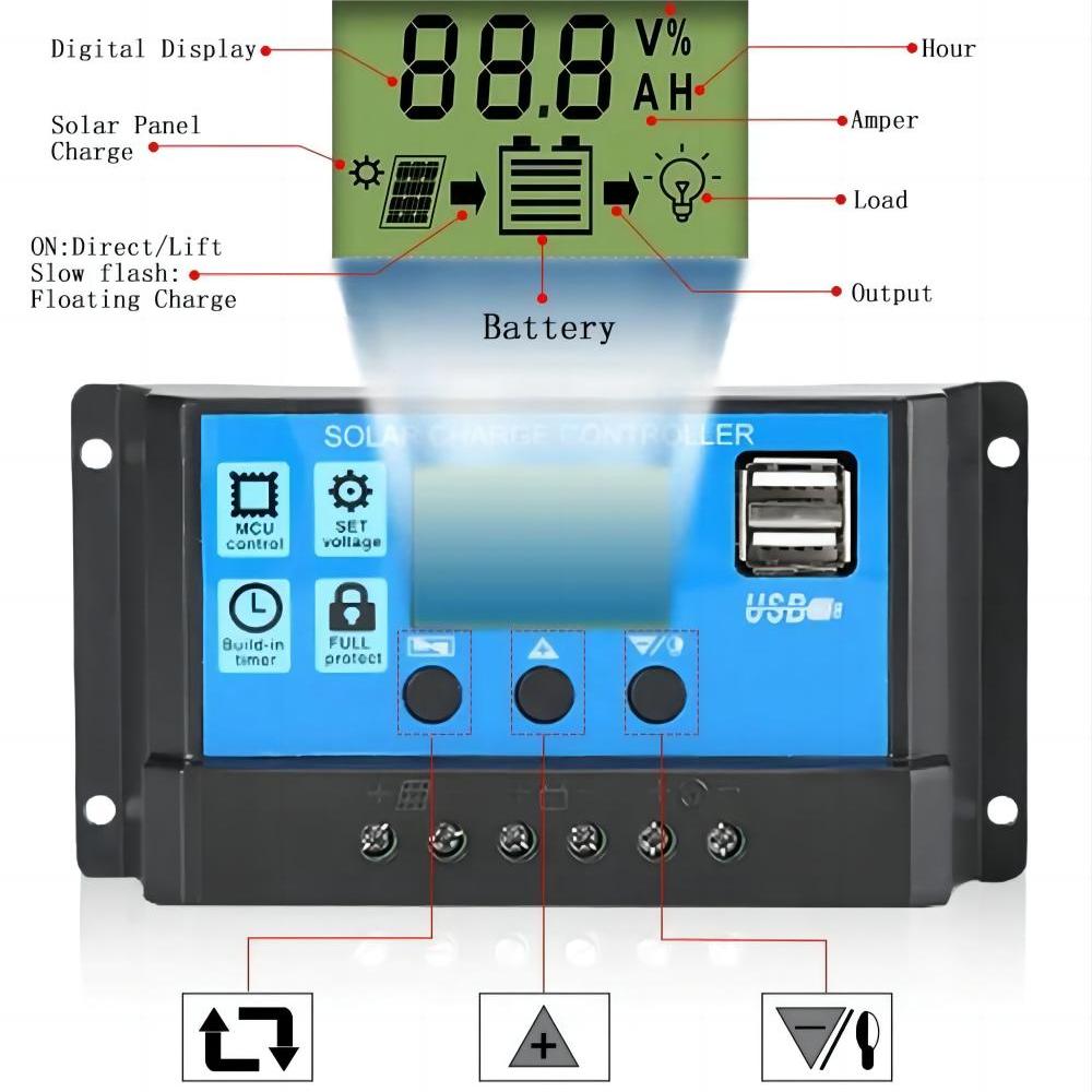 Solar Panel Charge Controller  – обзор и цена Pwm Charge Controller