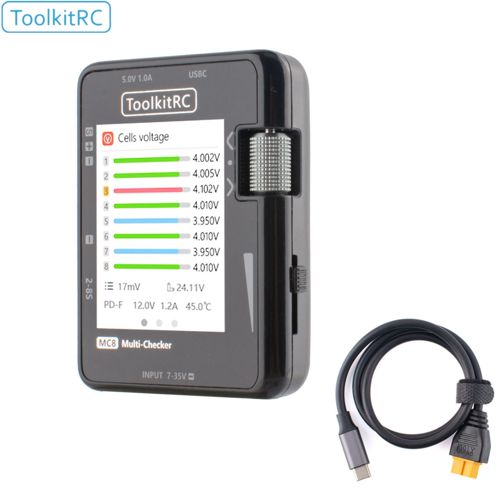 ToolkitRC MC8 Mini Size Cell c – обзор и цена Pwm Charge Controller